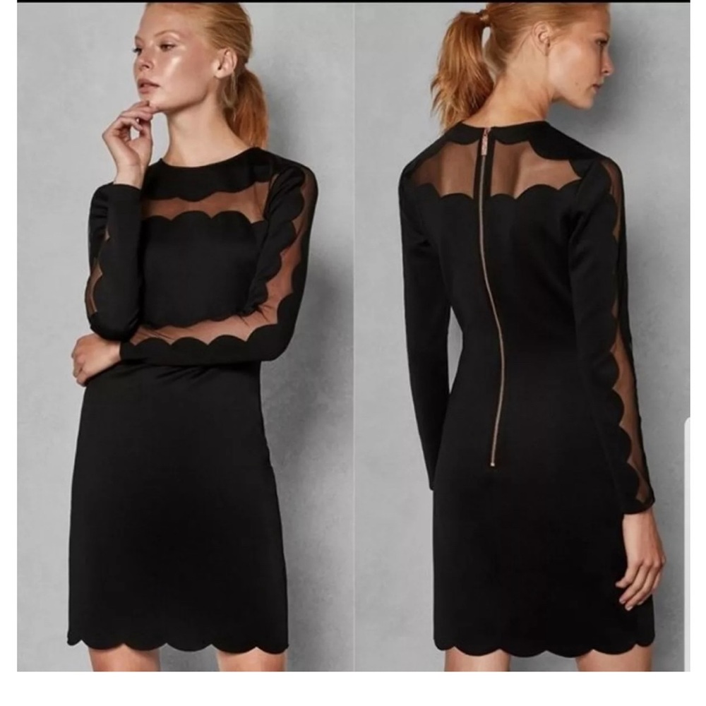 Beautiful scalloped serenity joyous dress by Ted Baker